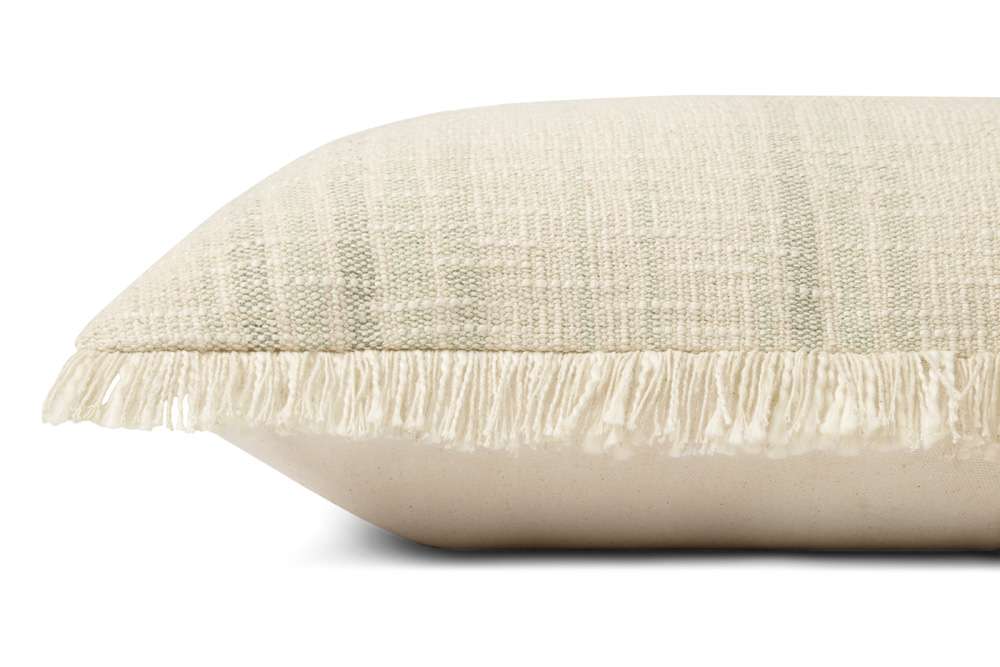 Angela Rose x Loloi - Forrest Ivory / Sage 18 x 18 Cover w/Down Pillow - DSETPAR0007IVSGPIL1 veiw 4