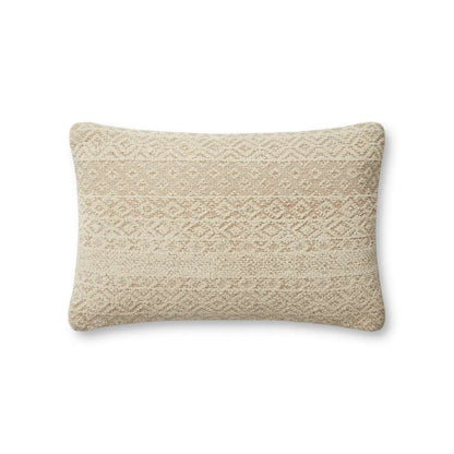 Angela Rose x Loloi - Henderson Sand / Ivory 13 x 21 Cover Only Pillow - P163PAR0010SAIVPIL5 veiw 1
