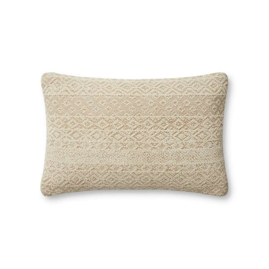 Angela Rose x Loloi - Henderson Sand / Ivory 13 x 21 Cover Only Pillow - P163PAR0010SAIVPIL5 veiw 1