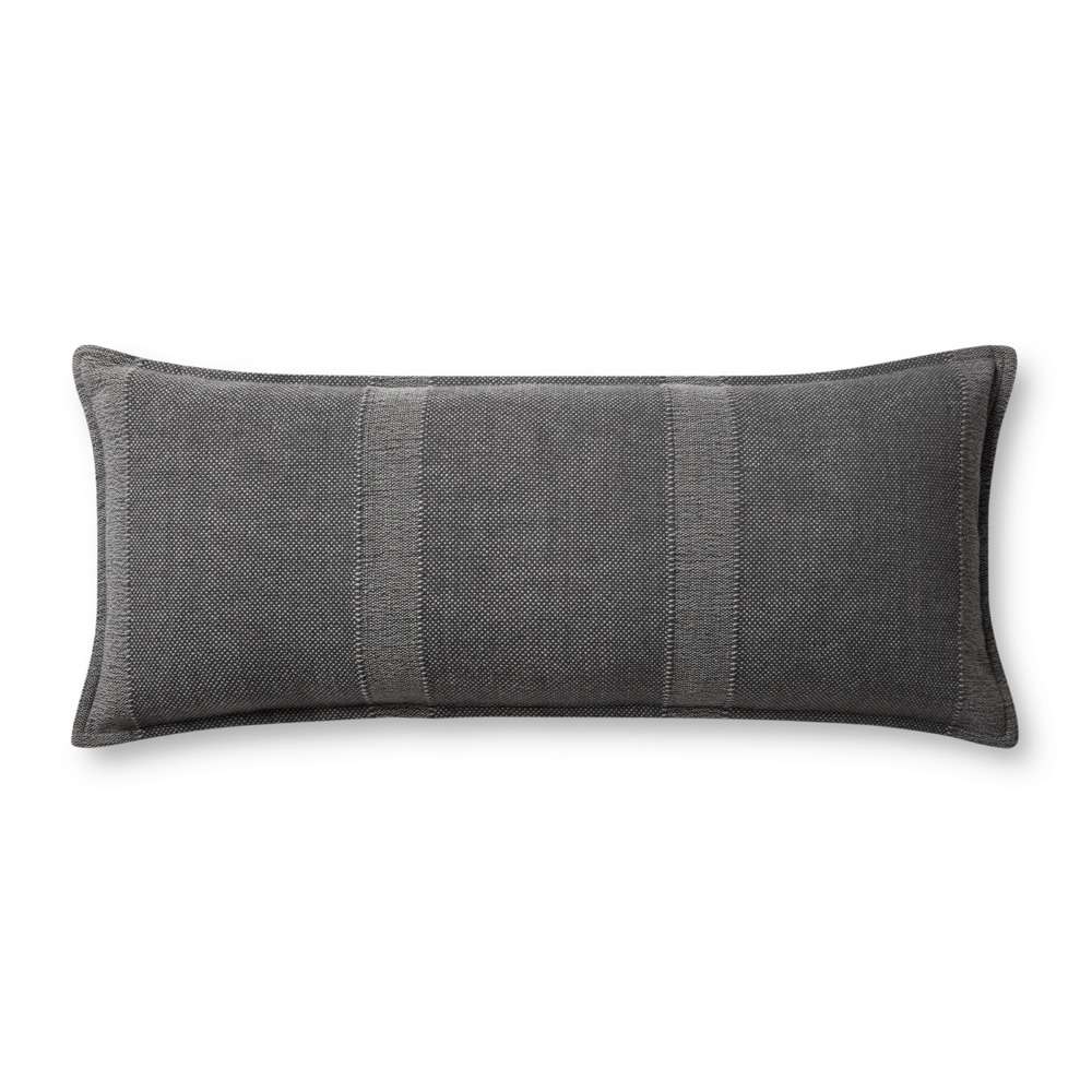 Angela Rose x Loloi - Nadine PAR0021 Slate 13 x 35 Cover w/Down Pillow - DSETPAR0021SL00PI29 veiw 1