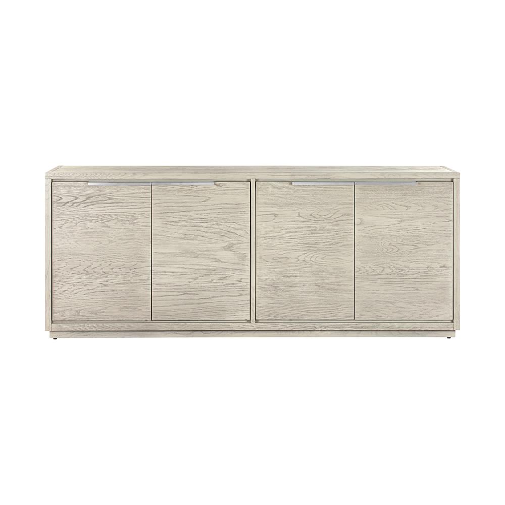 Armen Living - Abbey 4 Door Sideboard Buffet in Grey Oak Wood - LCAJBUGR veiw 1