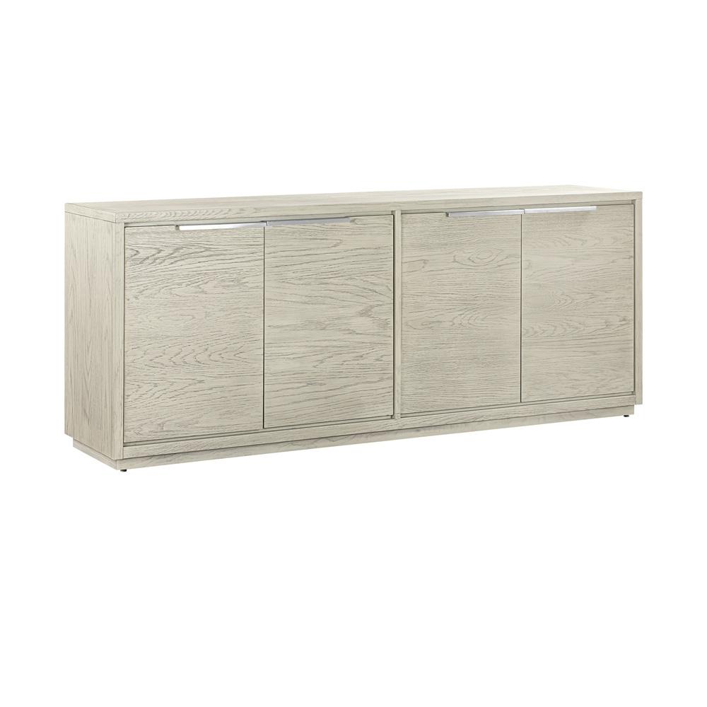 Armen Living - Abbey 4 Door Sideboard Buffet in Grey Oak Wood - LCAJBUGR veiw 2