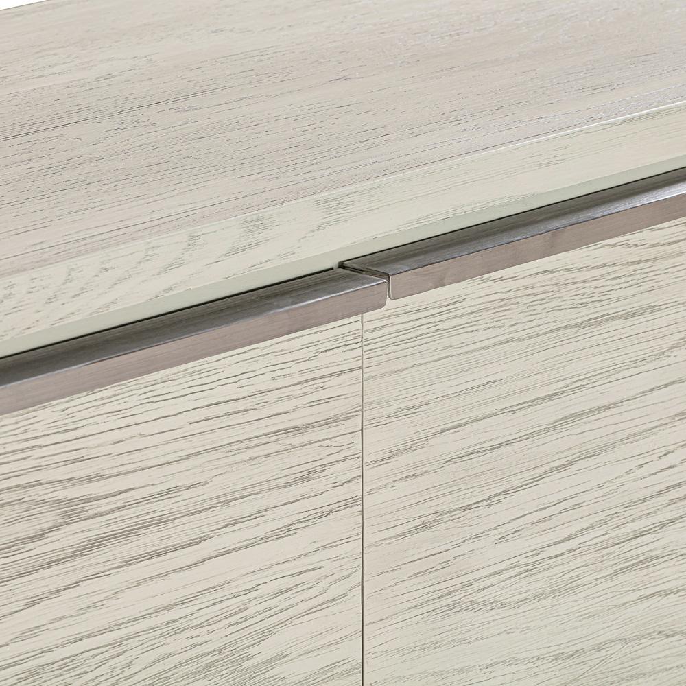 Armen Living - Abbey 4 Door Sideboard Buffet in Grey Oak Wood - LCAJBUGR veiw 5