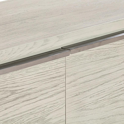 Armen Living - Abbey 4 Door Sideboard Buffet in Grey Oak Wood - LCAJBUGR veiw 5