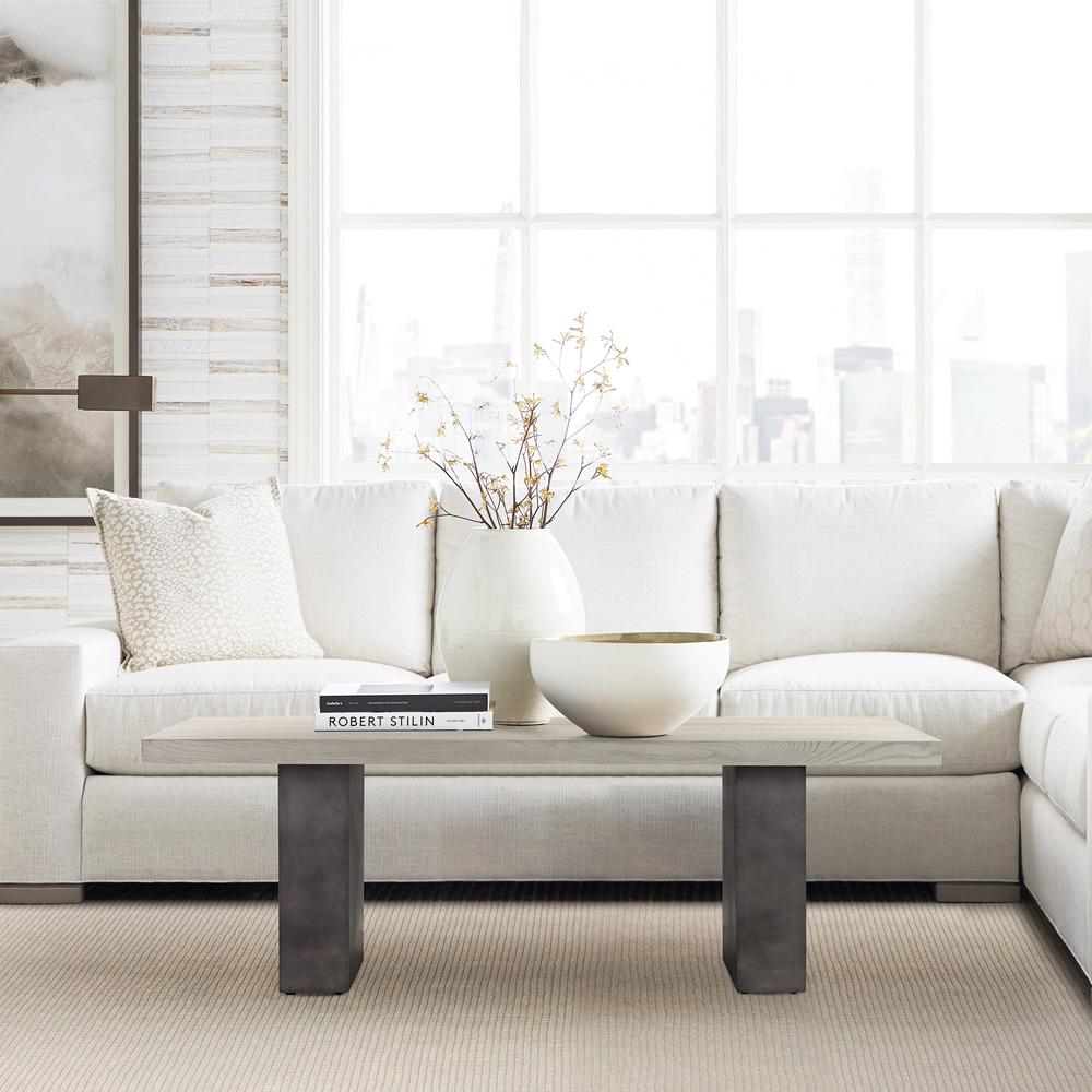 Armen Living - Abbey Concrete and Grey Oak Wood Coffee Table - LCAJCOGR veiw 7