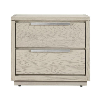 Armen Living - Abbey King 4 Piece Bedroom Set in Grey Oak Wood - SETAJBDGRKG4A veiw 3