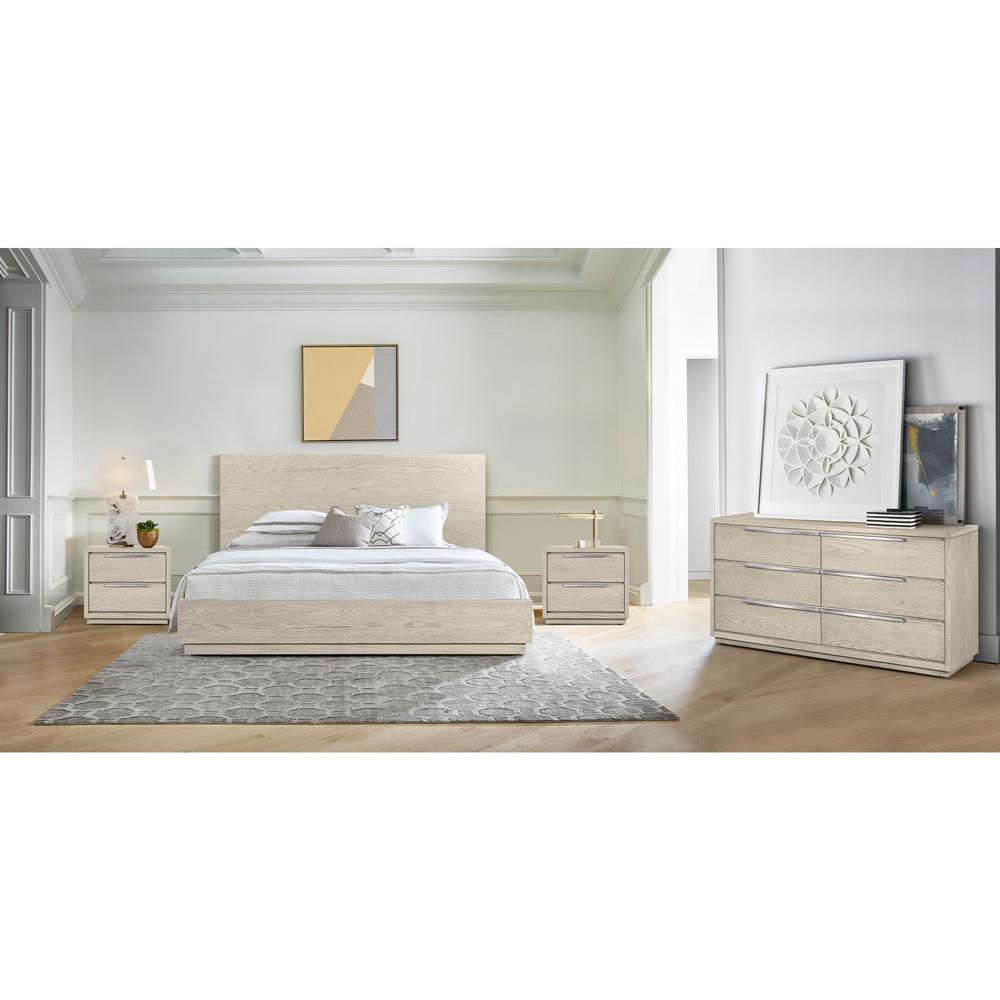 Armen Living - Abbey King Platform Bed Frame in Grey Oak Wood - LCAJBDGRKG veiw 7