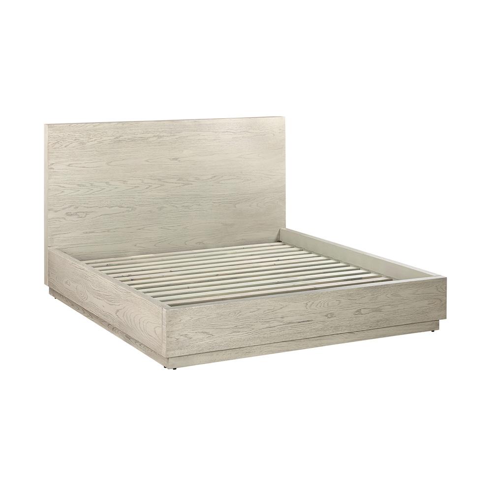 Armen Living - Abbey Queen 4 Piece Bedroom Set in Grey Oak Wood - SETAJBDGRQN4A veiw 2