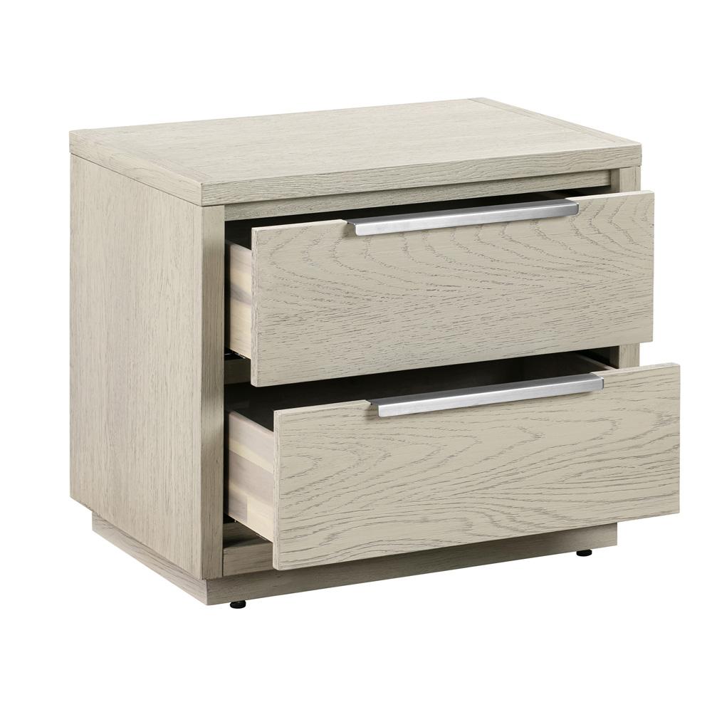 Armen Living - Abbey Queen 4 Piece Bedroom Set in Grey Oak Wood - SETAJBDGRQN4A veiw 4