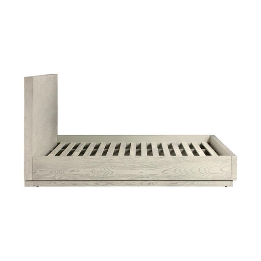 Armen Living - Abbey Queen Platform Bed Frame in Grey Oak Wood - LCAJBDGRQN veiw 1