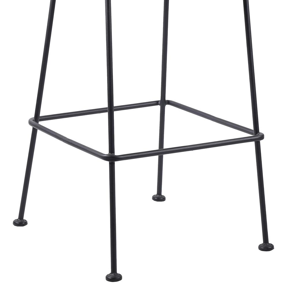 Armen Living - Acapulco 30in Indoor Outdoor Steel Bar Stool with Black Rope - LCACBABL30 veiw 7