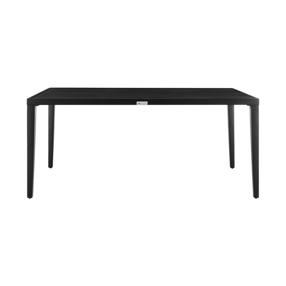 Armen Living - Aileen Outdoor Patio Dining Table in Aluminum - 840254333215 veiw 1
