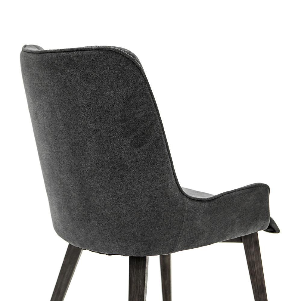 Armen Living - Alana Charcoal Upholstered Dining Chair (Set of 2) - LCALCHTGCH_CLOSEOUT veiw 4