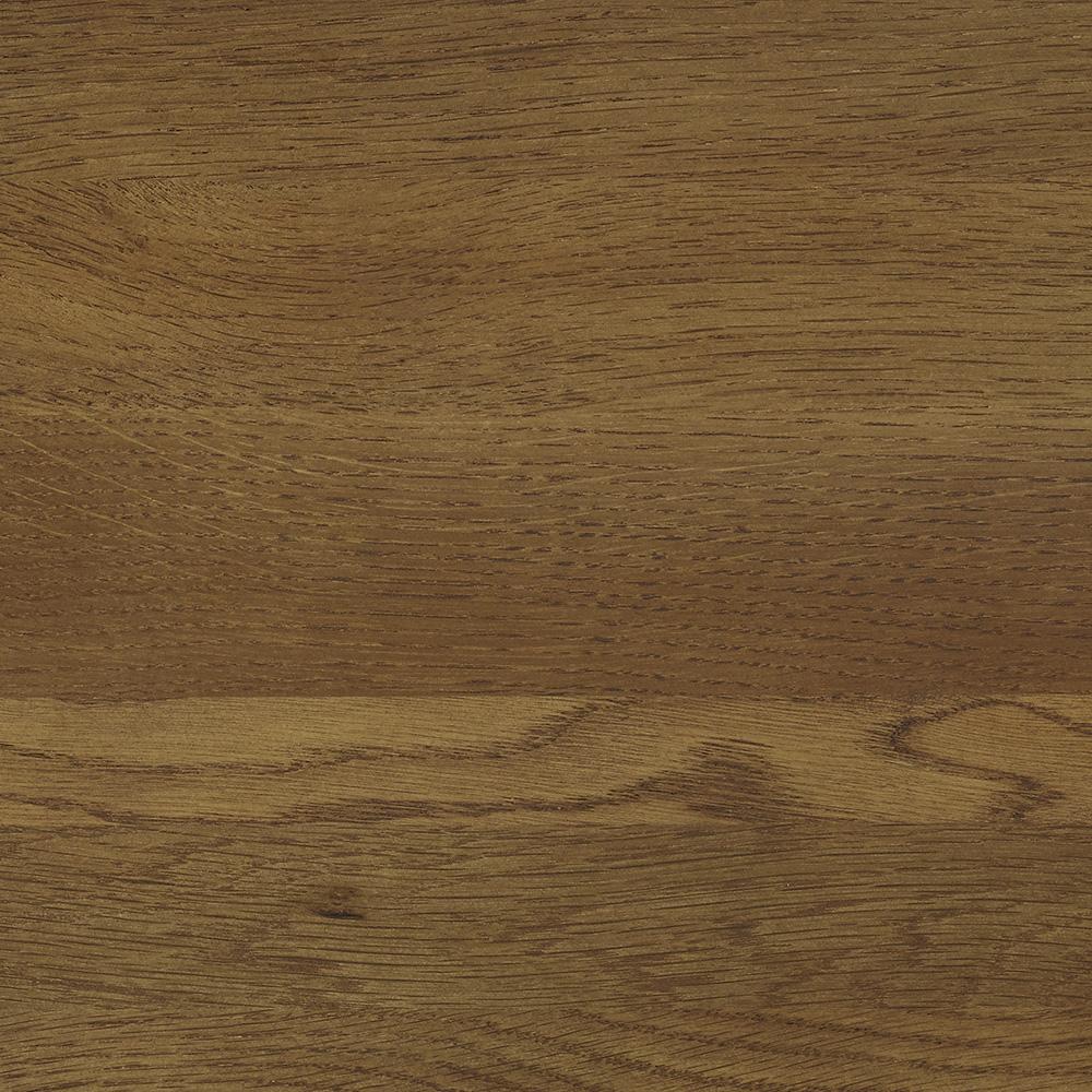 Armen Living - Aldo Queen Size Brown Oak Wood Platform Bed Frame with Black Metal Legs - LCAOBDBRQN veiw 8