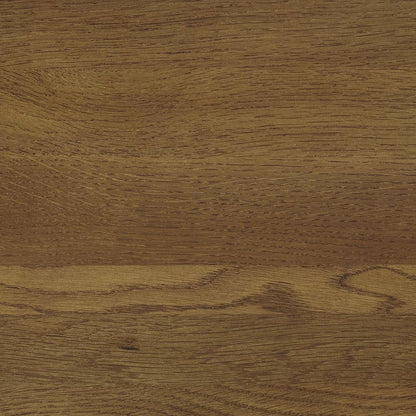 Armen Living - Aldo Queen Size Brown Oak Wood Platform Bed Frame with Black Metal Legs - LCAOBDBRQN veiw 8