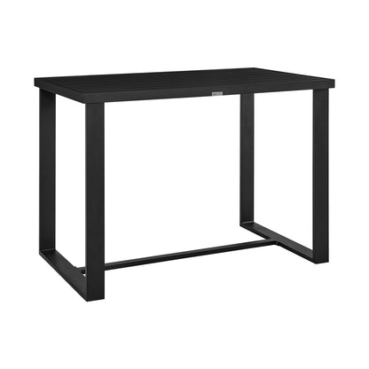 Armen Living - Alegria Outdoor Patio Bar Height Dining Table in Aluminum - LCAFBTBL30 veiw 2