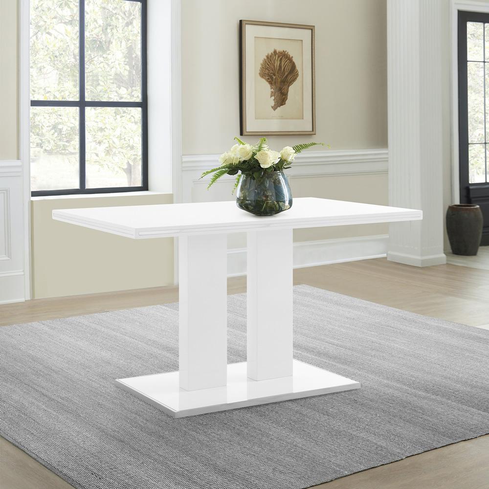 Armen Living - Amanda Dining Table - LCAMDIWHTO veiw 5