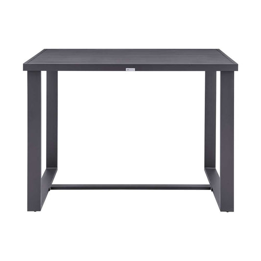 Armen Living - Argiope Outdoor Patio Bar Height Dining Table in Aluminum - 840254332980 veiw 1