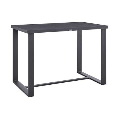 Armen Living - Argiope Outdoor Patio Bar Height Dining Table in Aluminum - 840254332980 veiw 2