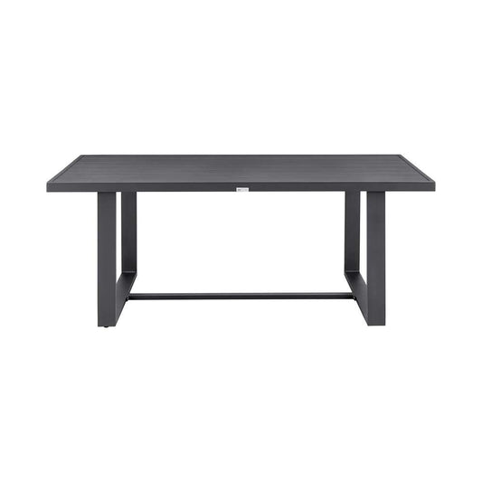 Armen Living - Argiope Outdoor Patio Dining Table in Aluminum - 840254333000 veiw 1