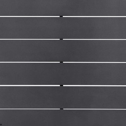 Armen Living - Argiope Outdoor Patio Dining Table in Aluminum - 840254333000 veiw 4