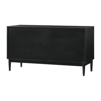 Armen Living - Artemio 6 Drawer Wood Dresser in Black Finish - LCARDRBLK view 4