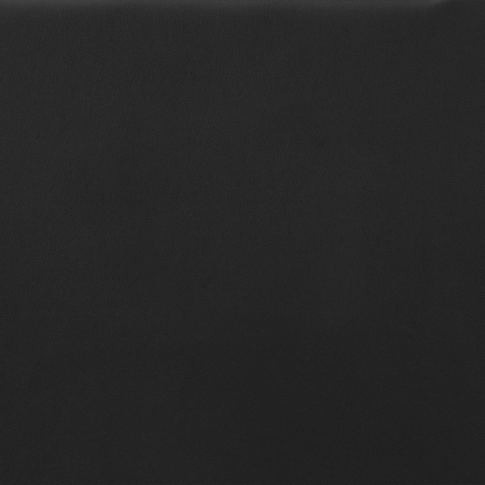 Armen Living - Astoria 4 Piece Queen Bedroom Set in Oak with Black Faux Leather  - SETAHBDQN4A veiw 9