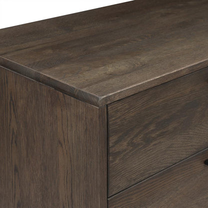 Armen Living - Astoria Oak Dresser for Bedroom with 6 Drawers - LCAHDRDG veiw 7
