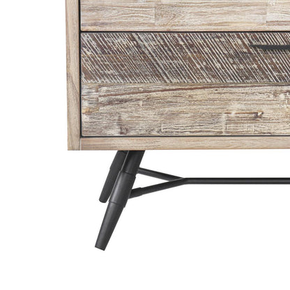 Armen Living - Bridges 6 Drawer Dresser in Two Tone Acacia Wood - LCBRDRGR veiw 6
