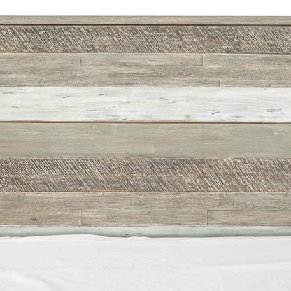 Armen Living - Bridges King Platform Bed in Two Tone Acacia Wood - LCBRBDGRKG veiw 4