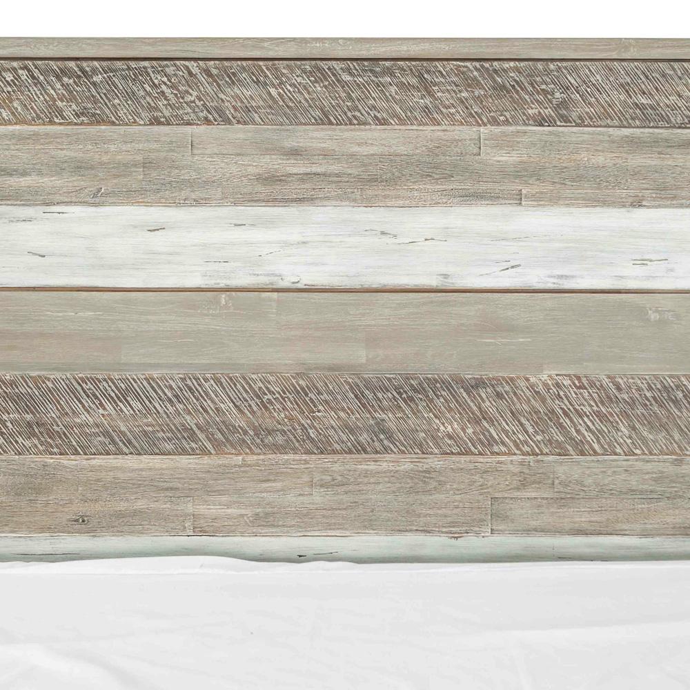Armen Living - Bridges Queen Platform Bed in Two Tone Acacia Wood - LCBRBDGRQN_CLOSEOUT veiw 4