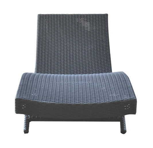 Armen Living - Cabana Outdoor Adjustable Wicker Chaise Lounge Chair - LCCALOBL - CLOSEOUT veiw 2