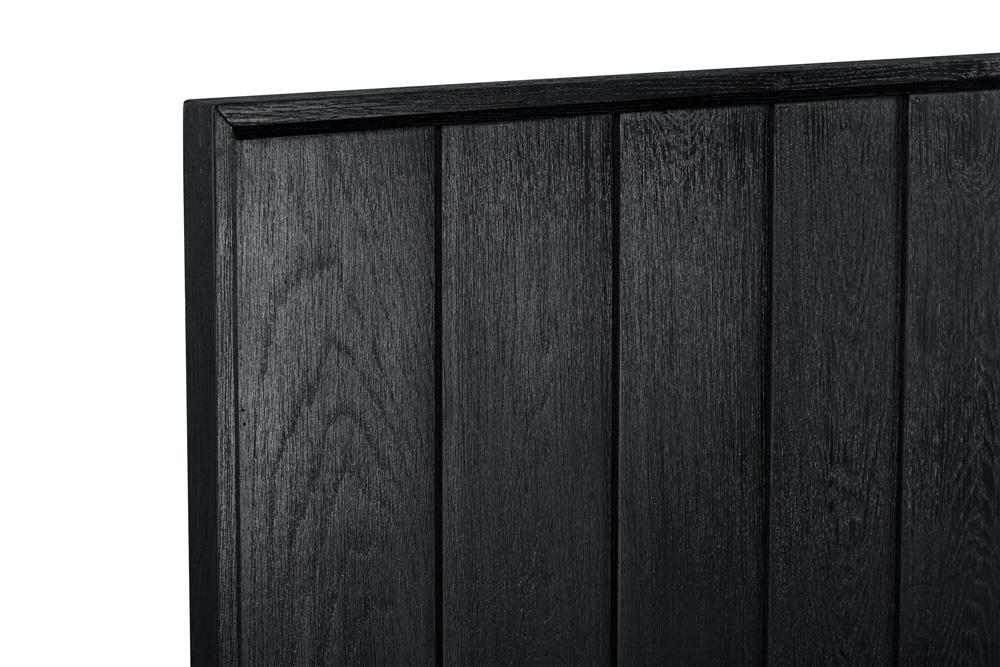 Armen Living - Carnaby King Platform Bed Frame in Black Brushed Oak Wood - LCCFBDBLKG veiw 6