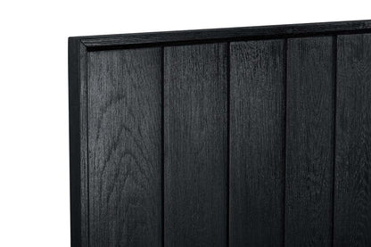 Armen Living - Carnaby King Platform Bed Frame in Black Brushed Oak Wood - LCCFBDBLKG veiw 6