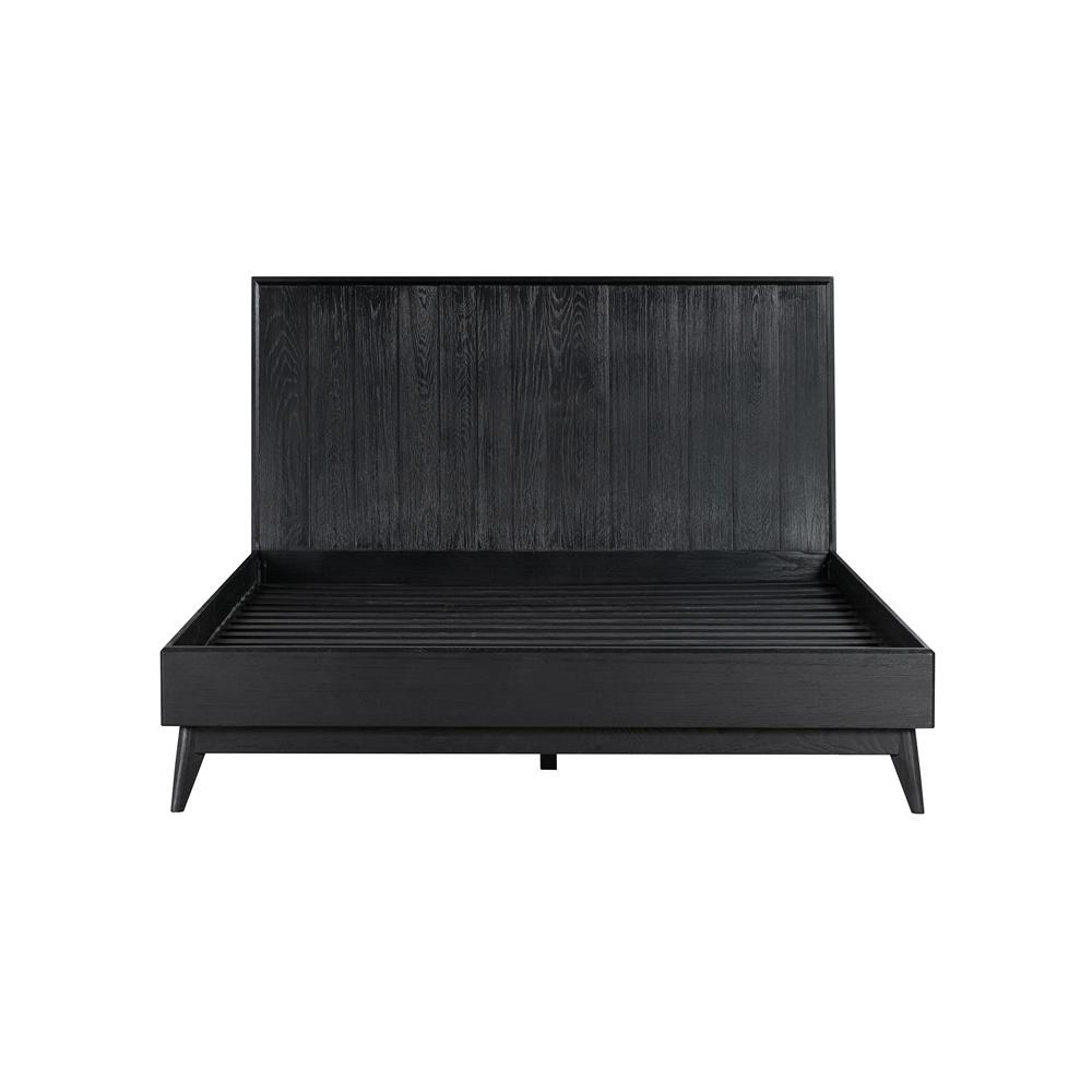 Armen Living - Carnaby Queen 3 Piece Bedroom Set in Black Brushed Oak Wood - SETCFBDBLQN3A veiw 2