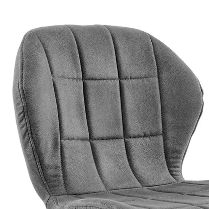 Armen Living - Catalina 30in Bar Height Bar Stool in Charcoal Fabric and Balck Finish - LCCTBACH30_CLOSEOUT veiw 6