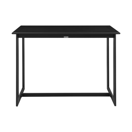 Armen Living - Cayman Outdoor Patio Bar Height Dining Table in Aluminum - LCCCBTBL veiw 1