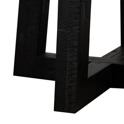 Armen Living - Chester Modern Concrete and Acacia Round Dining Table - LCCHDICC veiw 5