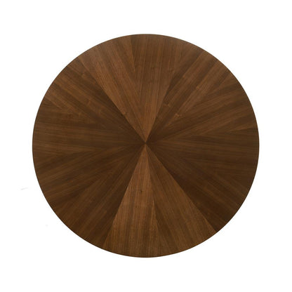 Armen Living - Cirque and Jackie 5 Piece Walnut Round Dining Set - SETCQDIWA5E veiw 7