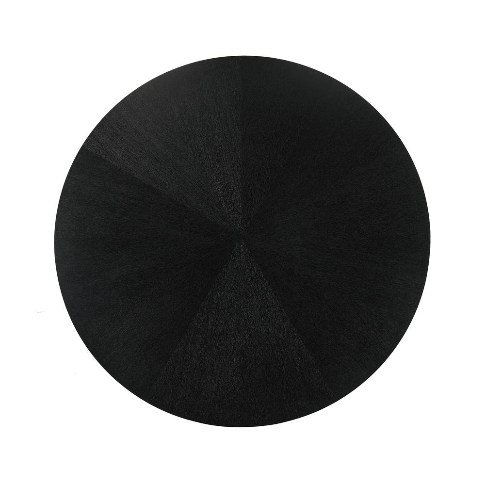 Armen Living - Cirque and Polly 5 Piece Black Round Dining Set - SETCQDIBLK5C veiw 7