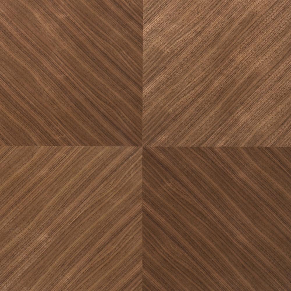 Armen Living - Cosmo Walnut Veneer Coffee Table with Black Metal Base - LCCOCOWA veiw 4