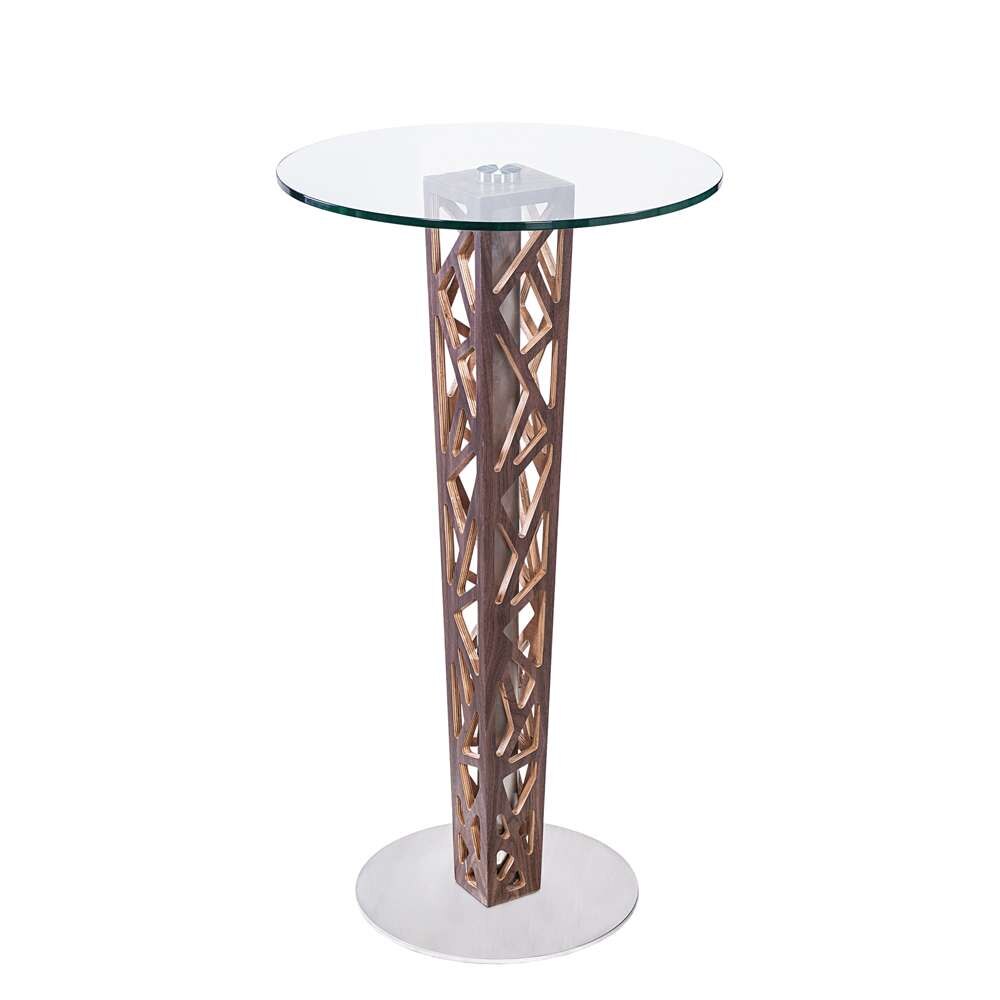 Armen Living Crystal Bar Table