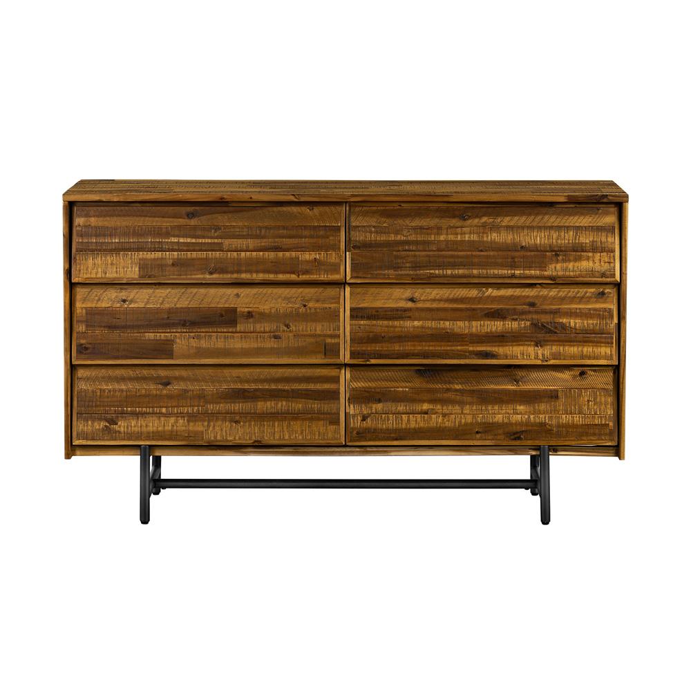 Armen Living - Cusco 4 Piece Acacia King Bedroom Set with Dresser and Nightstands - SETCUBDKG4A veiw 4