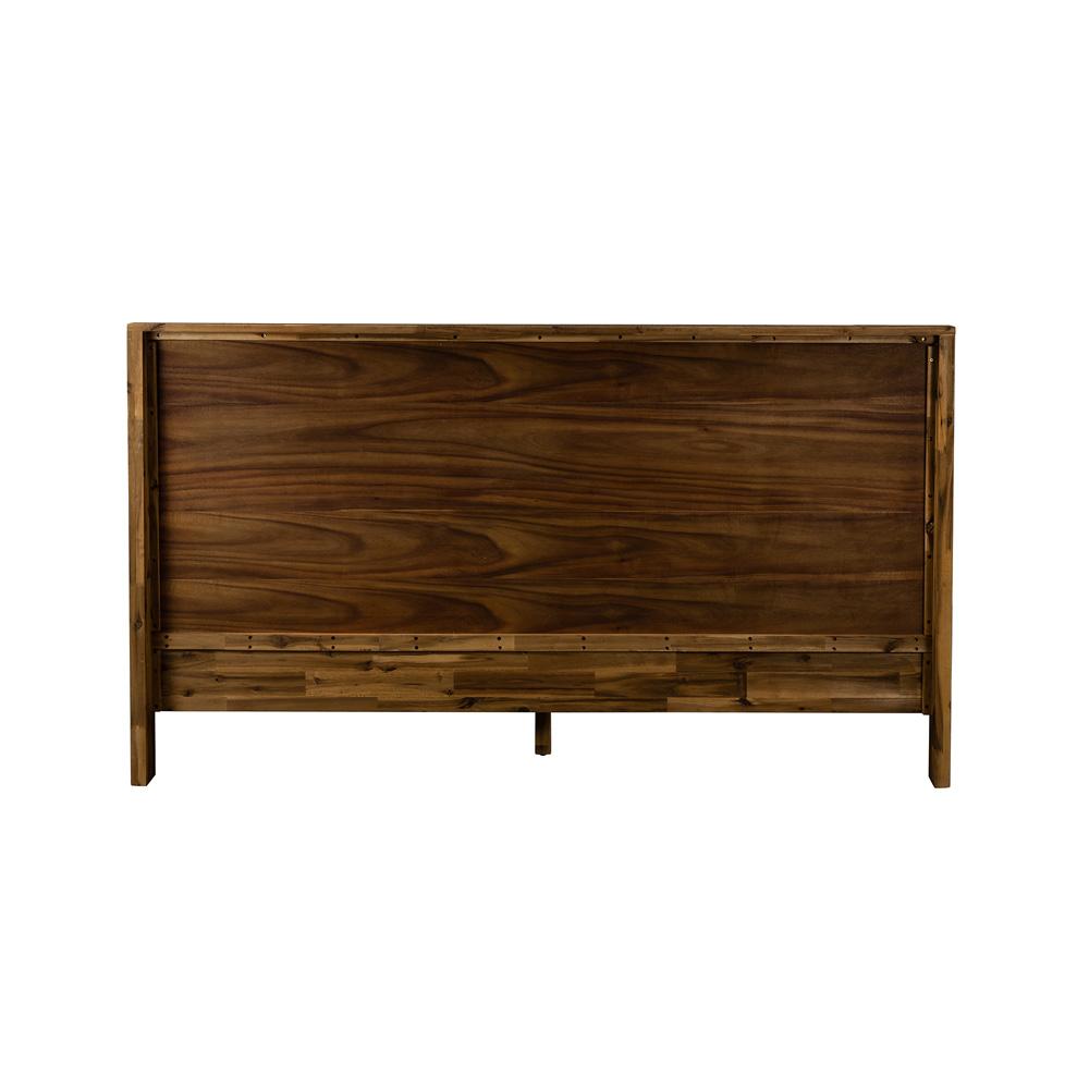 Armen Living - Cusco Rustic Acacia Platform King Bed - LCCUBDACKG veiw 5
