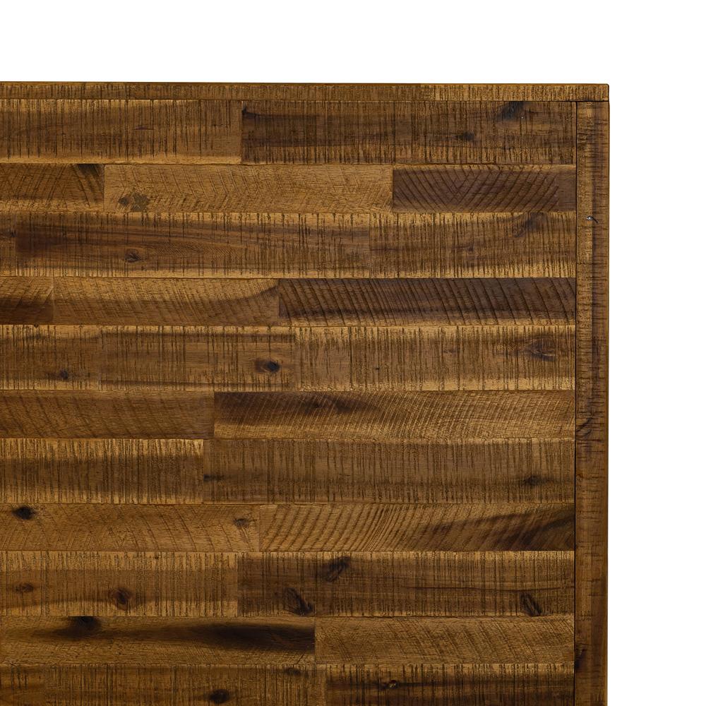 Armen Living - Cusco Rustic Acacia Platform King Bed - LCCUBDACKG veiw 6