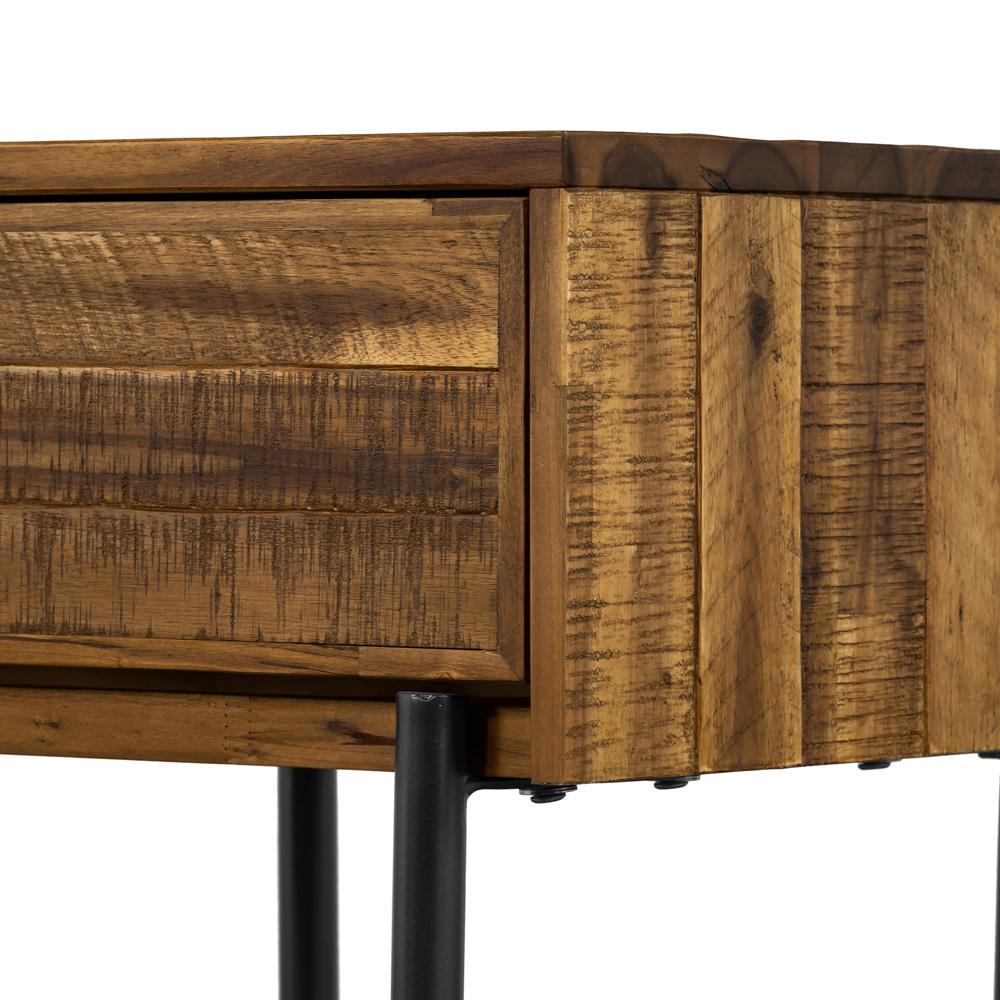 Armen Living - Cusco Rustic Acacia Single Drawer Night stand - LCCULAAC veiw 7