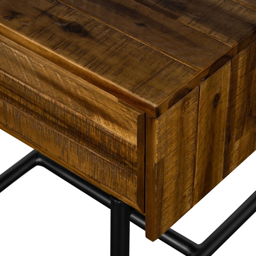 Armen Living - Cusco Rustic Acacia Single Drawer Night stand - LCCULAAC veiw 8