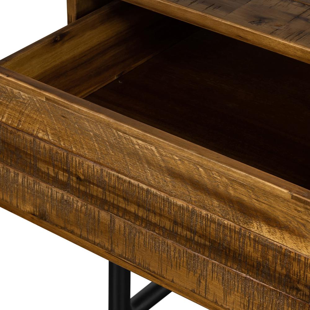 Armen Living - Cusco Rustic Acacia Single Drawer Night stand - LCCULAAC veiw 9