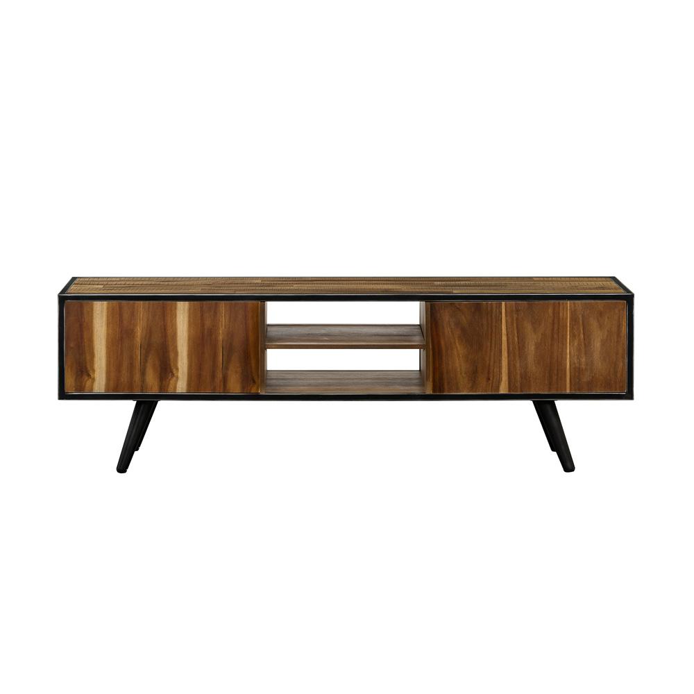 Armen Living - Cusco Rustic Acacia TV Stand - LCCUTVAC_CLOSEOUT veiw 4