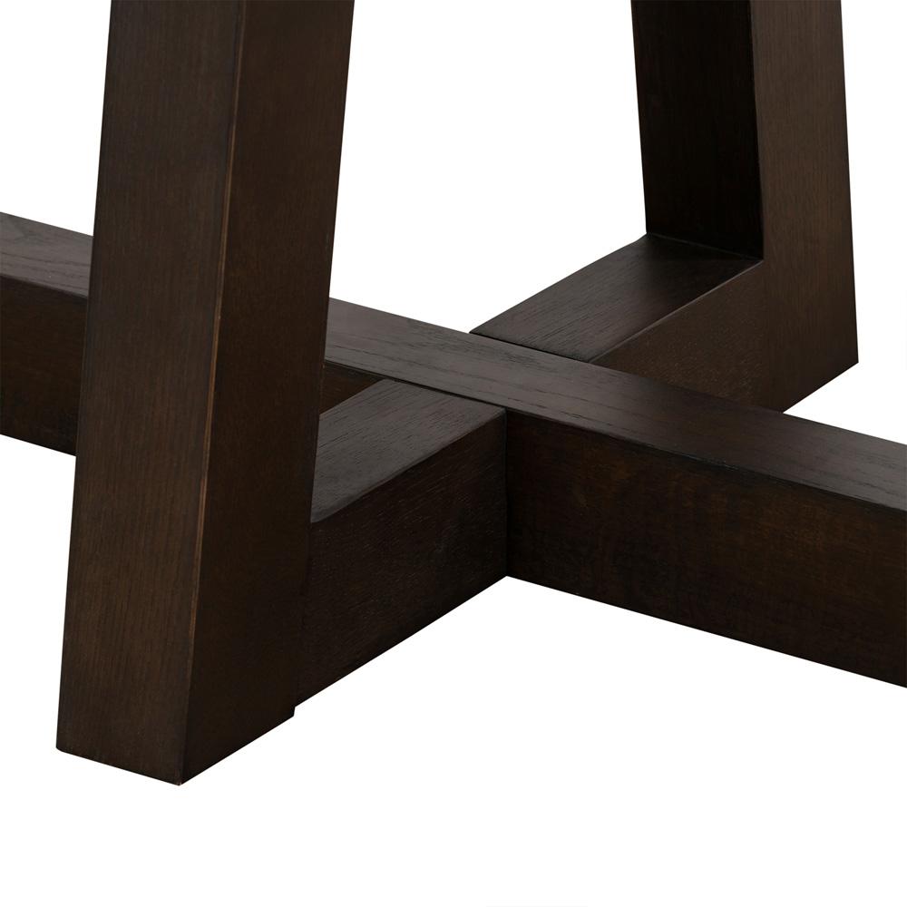 Armen Living - Elodie Gray Concrete and Dark Gray Oak Rectangle Dining Table - LCELDICCGR veiw 4